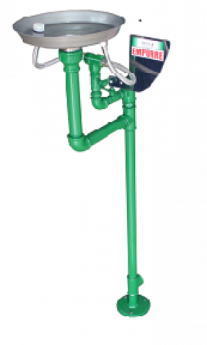 Lava-olhos com chuveiro Lava-olhos com chuveiro